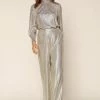 Wanderlust By Abby Wide Legged Foil Pants