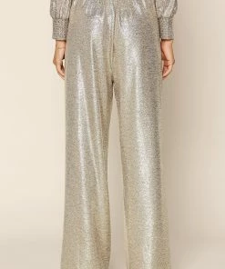Wanderlust By Abby Wide Legged Foil Pants