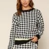 Wanderlust By Abby NEW Houndstooth Sweater