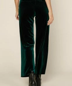 Wanderlust By Abby Velvet Wide Leg Pants
