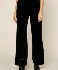 Wanderlust By Abby Velvet Wide Leg Pants