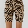 Wanderlust By Abby Animal Print Biker Shorts CLOTHING