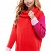 Wanderlust By Abby Colorblock Long Sleeve Sweater NEW