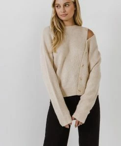 Wanderlust By Abby Sweater With Button Detail SALE
