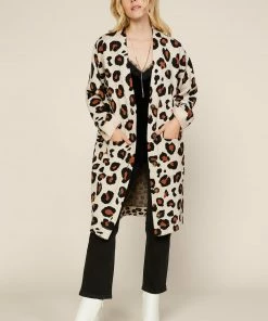 Wanderlust By Abby NEW Leopard Midi Cardigan