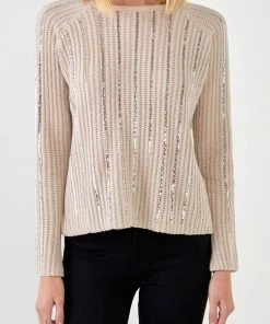 Wanderlust By Abby Jackets & Outerwear Sequin Detail Sweater