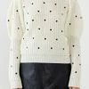Wanderlust By Abby CLOTHING Dotted Puff Sleeve Sweater