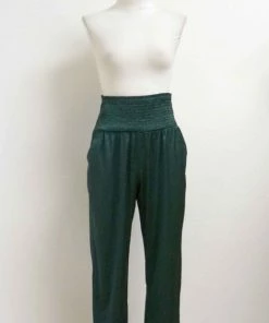 Wanderlust By Abby Satin Joggers