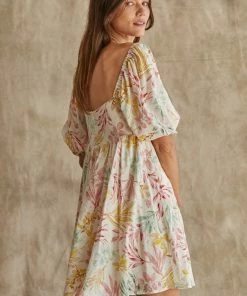 Wanderlust By Abby Flower Printed Dress