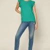 Wanderlust By Abby Short Ruffle Sleeve Top