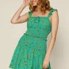 Wanderlust By Abby NEW Floral Smocked Mini Dress
