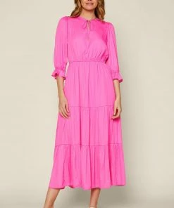 Wanderlust By Abby NEW Ruffle Maxi Dress