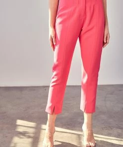 Wanderlust By Abby Pintuck Slit Bottom Pants NEW