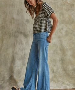 Wanderlust By Abby Benita Plaid Top