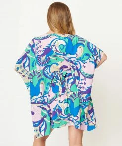 Wanderlust By Abby Psychedelic Paisley Kaftan