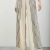 Wanderlust By Abby Wide Striped Ecru Pants