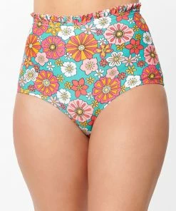Wanderlust By Abby Floral Print Cape May Swim Bottom