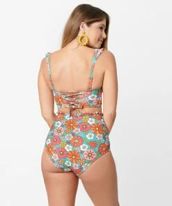 Wanderlust By Abby Floral Print Cape May Swim Bottom