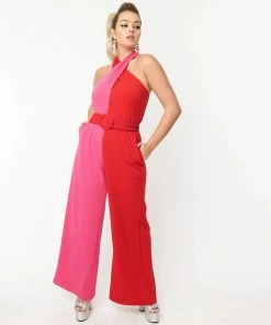 Wanderlust By Abby Draped Darling Jumpsuit
