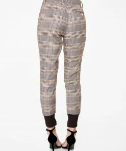 Wanderlust By Abby High Waisted Plaid Jogger Pants 8 Wanderlust By Abby High Waisted Plaid Jogger Pants