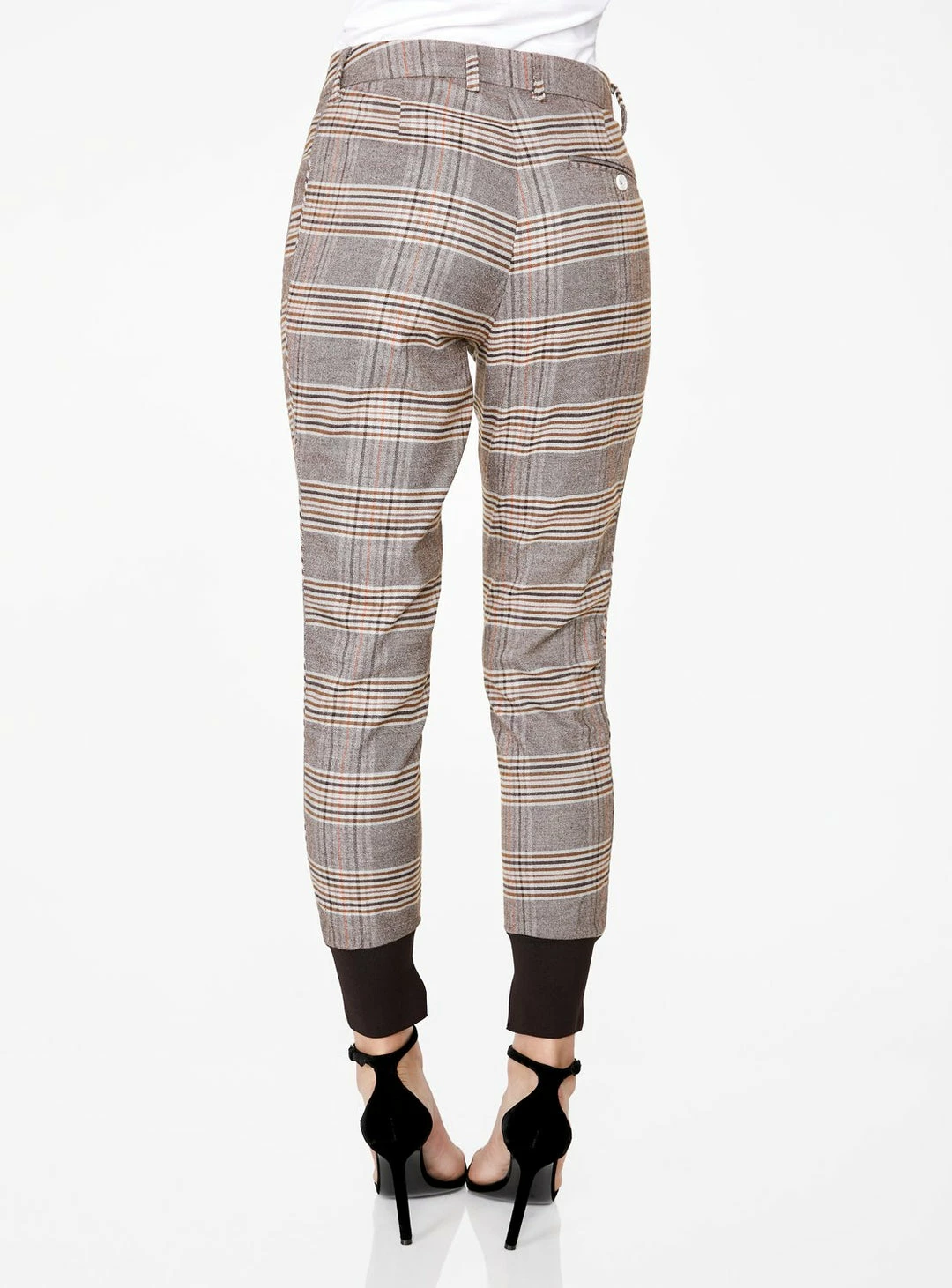 Wanderlust By Abby High Waisted Plaid Jogger Pants 5 Wanderlust By Abby High Waisted Plaid Jogger Pants