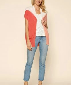 Wanderlust By Abby Color Block Dolman Cardigan
