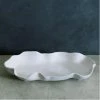 Wanderlust By Abby NEW White Large Platter
