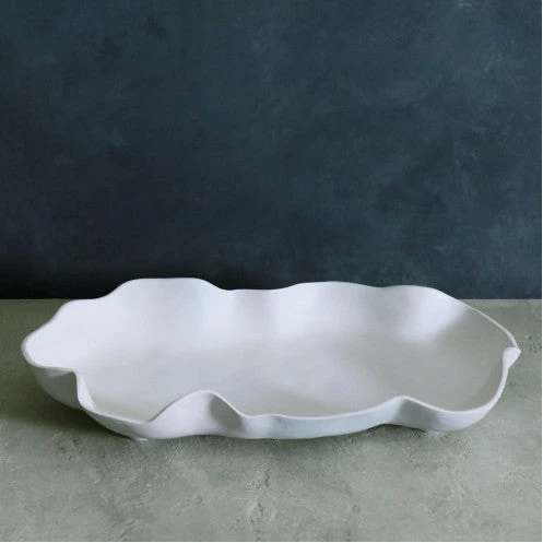 Wanderlust By Abby NEW White Large Platter 3 Wanderlust By Abby NEW White Large Platter