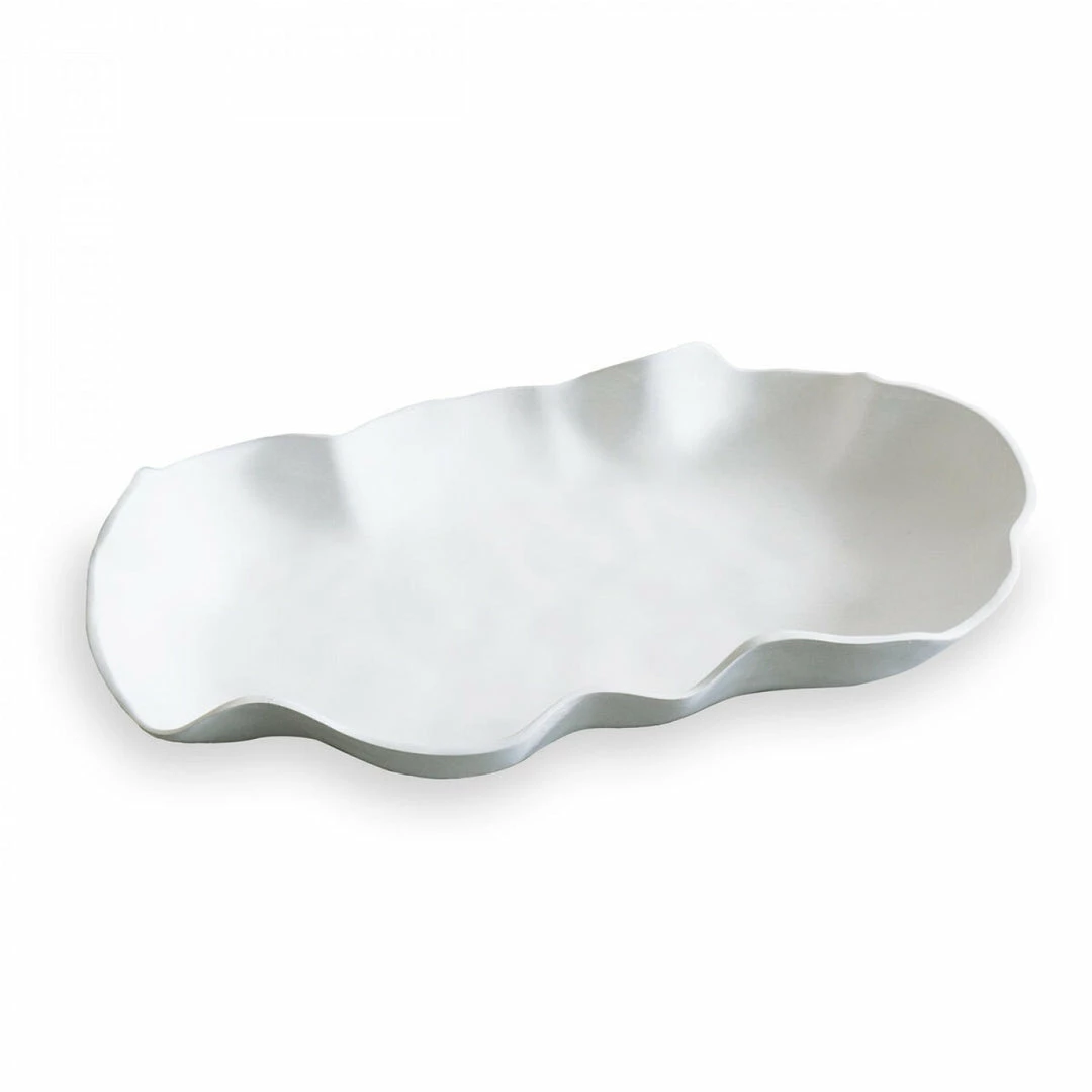 Wanderlust By Abby NEW White Large Platter 4 Wanderlust By Abby NEW White Large Platter