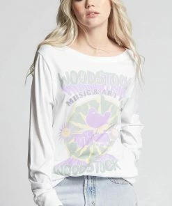 Wanderlust By Abby Woodstock Music & Art Fair Long-sleeve Tee NEW