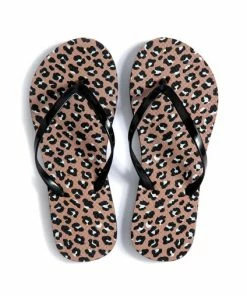 Wand Leopard Tote & Flip Flop Set NEW