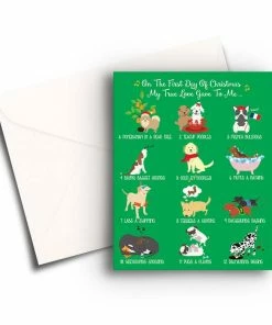 Wanderlust By Abby NEW 12 Dogs Of Christmas Card