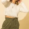 Wanderlust By Abby Boxy Crop Sweater CLOTHING