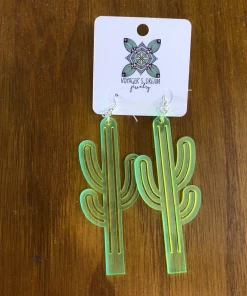 Wanderlust By Abby Cactus Earrings NEW