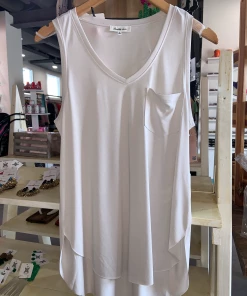 Wanderlust By Abby Light Grey Esther Tank