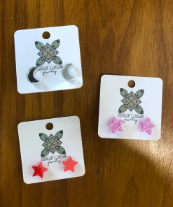 Wanderlust By Abby Moon & Star Studs