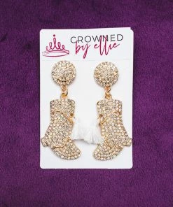 Wanderlust By Abby Marching Boot Earrings JEWELRY