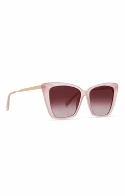 Diff Eyewear BECKY II COQUILLE WINE GRADIENT LENS 3 Diff Eyewear BECKY II COQUILLE WINE GRADIENT LENS