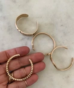 NEW Mimosa Handcrafted Mini Petite Heart To Heart Cuff 7 NEW Mimosa Handcrafted Mini Petite Heart To Heart Cuff