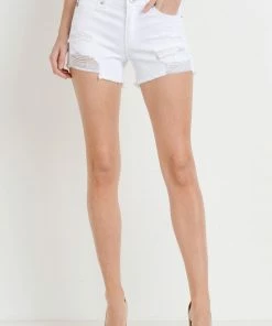 Wanderlust By Abby Mid Rise Super Destroyed Shorts