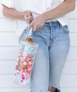 Wanderlust By Abby Pom Pom Wine Tote