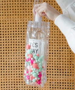 Wanderlust By Abby Pom Pom Wine Tote