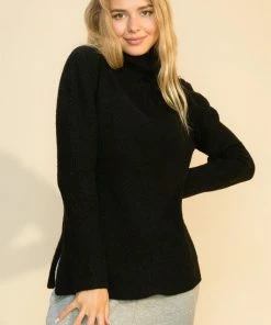Wanderlust By Abby Turtleneck High Low Sweater NEW
