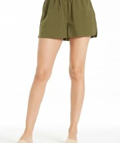 Wanderlust By Abby Smocked Waistband Dolphin Shorts