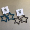 Wanderlust By Abby Acrylic Star Earrings NEW
