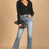 Wanderlust By Abby Daze Denim Shy Girl High Rise Crop Flare