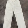 Wanderlust By Abby Off White Utility Wide Leg Jeans NEW