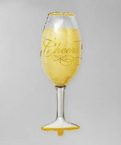 Wanderlust By Abby Champagne Glass Balloon NEW