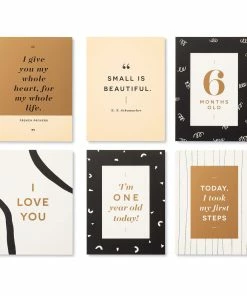 Wanderlust By Abby Moments Of Love: Newborn Milestone Cards