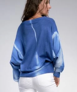 Wanderlust By Abby Blue Tie Dye Pullover